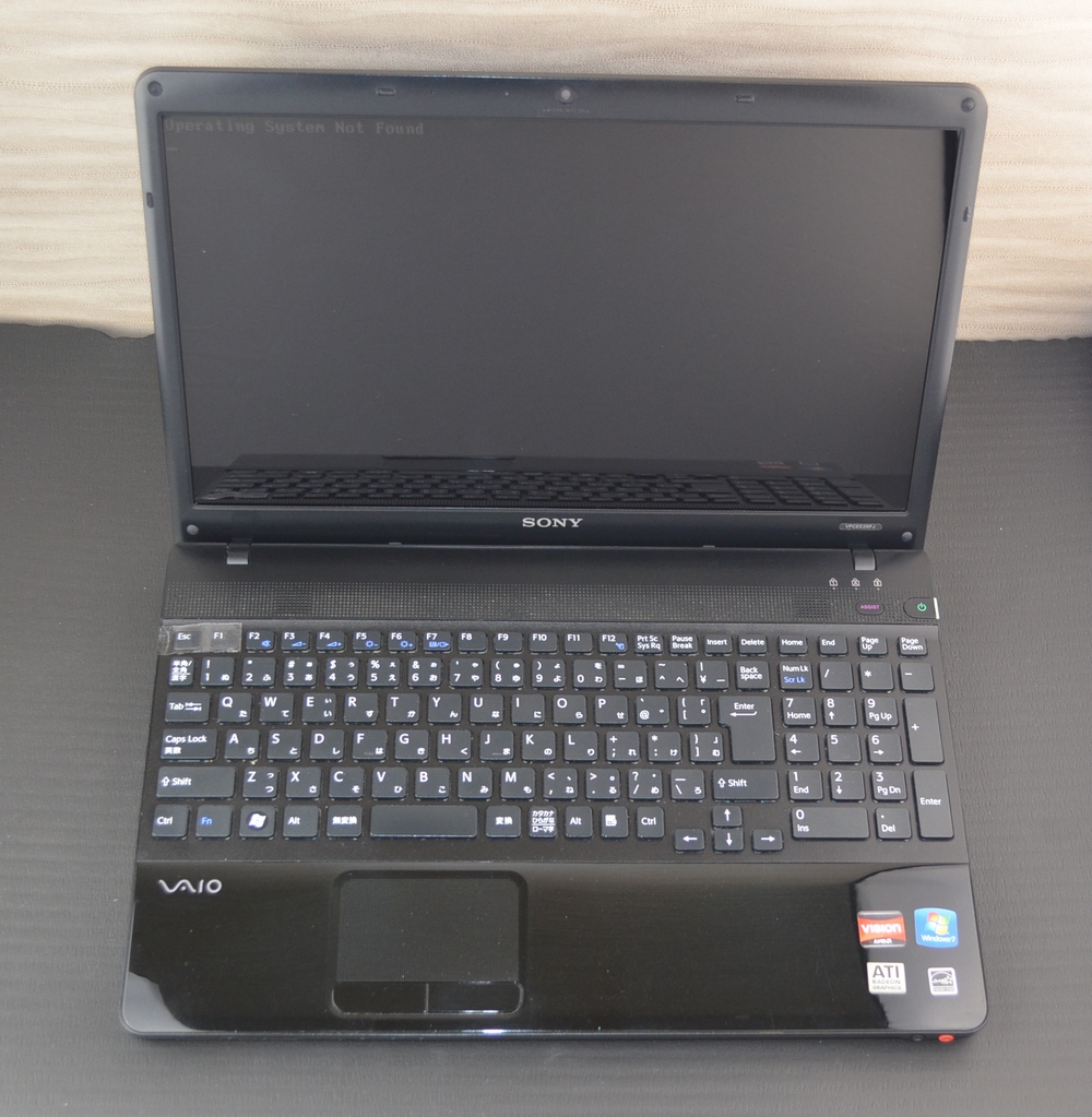 壊れたノートパソコン買取りました！SONY VAIO PCG-61611N VPCEE26FJ