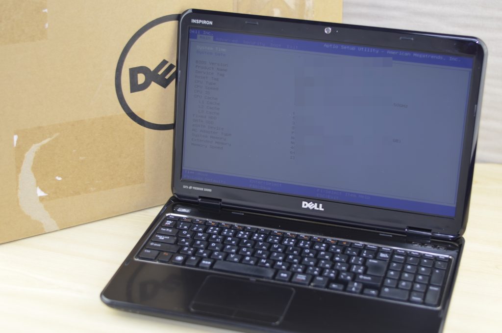 壊れたノートパソコン買取りました！DELL Inspiron N5110 Win7 Core i5,壊れたノートパソコン買取ります！