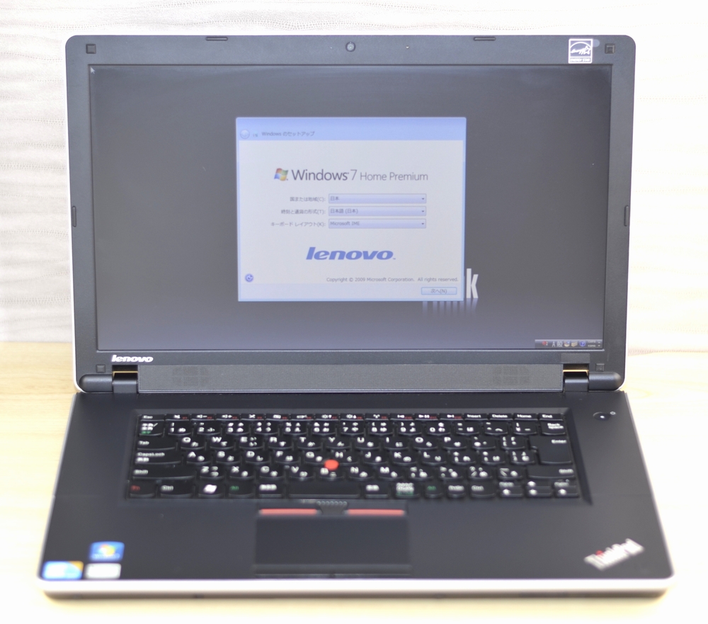 壊れたノートパソコン買取りました！Lenovo ThinkPad Edge15 030197J TYPE 0301-97J Core i3 Win7